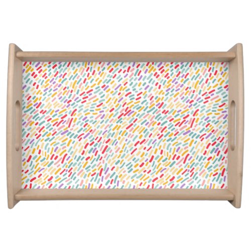 Sweet Candy Sprinkle Pattern Serving Tray