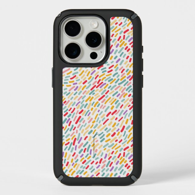 Sweet Candy Sprinkle Pattern Speck iPhone Case (Front)