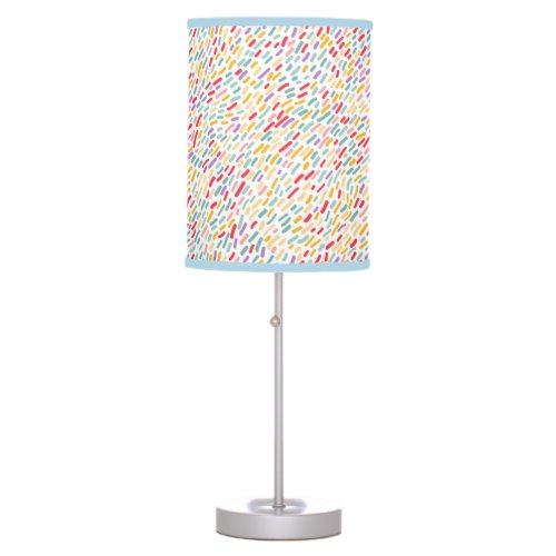 Sweet Candy Sprinkle Pattern Table Lamp