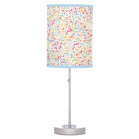 Sweet Candy Sprinkle Pattern Table Lamp (Front)