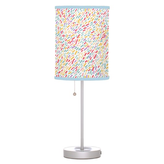 Sweet Candy Sprinkle Pattern Table Lamp (Right)