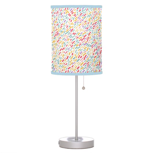 Sweet Candy Sprinkle Pattern Table Lamp (Left)