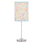 Sweet Candy Sprinkle Pattern Table Lamp (Back)