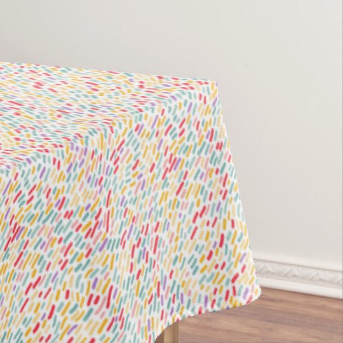 Sweet Candy Sprinkle Pattern Tablecloth