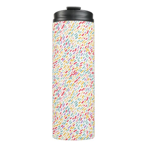 Sweet Candy Sprinkle Pattern Thermal Tumbler