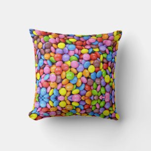 Sweet Candy Throw Pillow