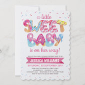 Sweet Candyland Sprinkles Baby Shower Invitation (Front)