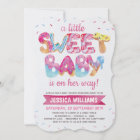 Sweet Candyland Sprinkles Baby Shower Invitation
