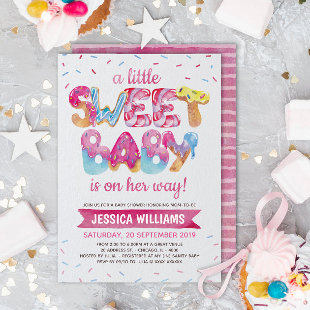 Candyland baby shower hot sale invitations