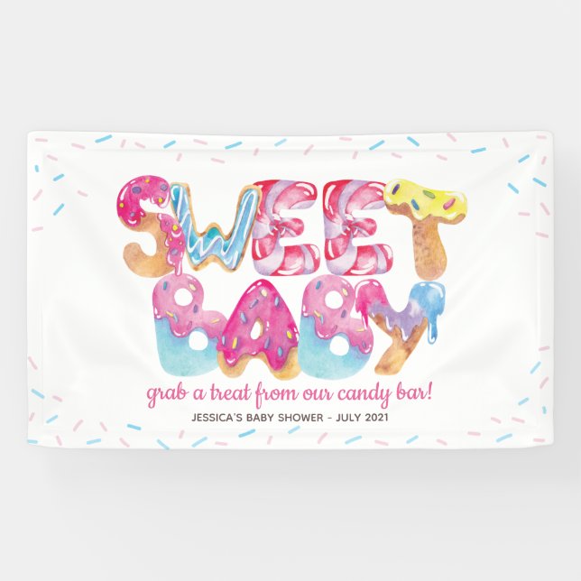 Sweet Candyland Sprinkles Banner (Horizontal)