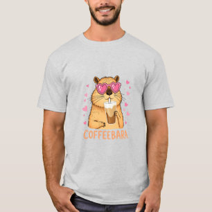 Sweet Capybara likes coffee Coffeebara T-Shirt