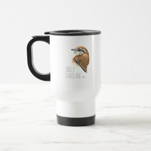 Sweet Caroline Carolina Wren Travel Mug