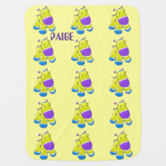 Sweet Cartoon Calf Baby Blanket