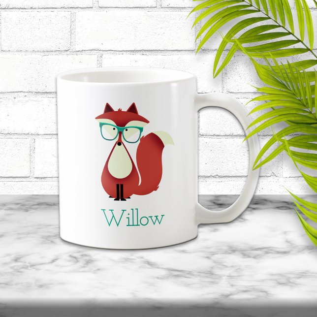 Sweet Cartoon Red Fox Mug (Creator Uploaded)
