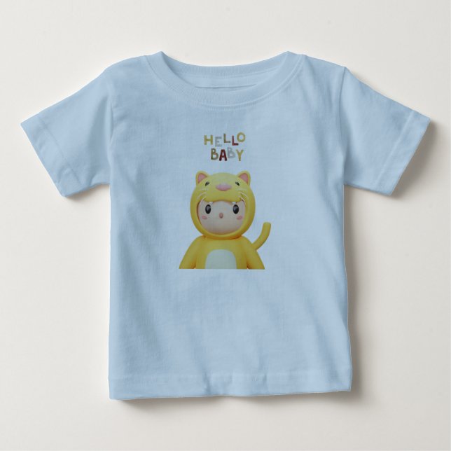Sweet Cat: Baby T-Shirt for Every Occasion (Front)