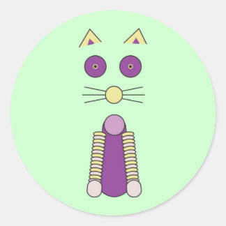 Sweet Cat Classic Round Sticker