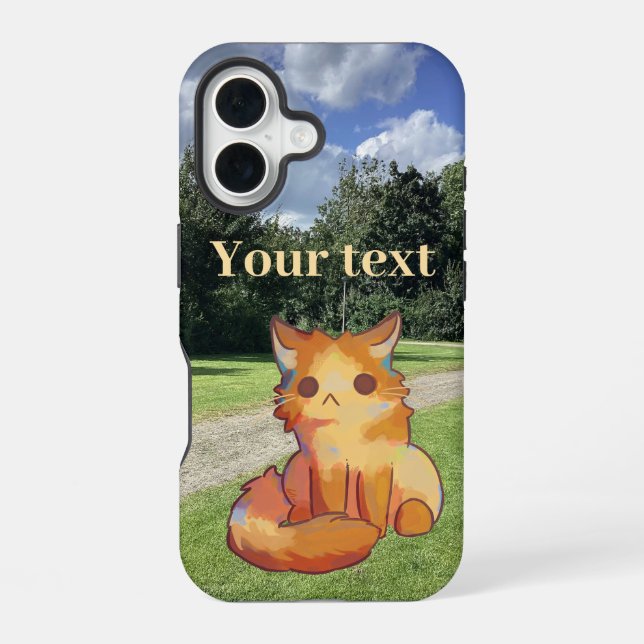 Sweet Cat, kitten, Iphone Case (Back)