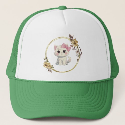 Sweet Cat Trucker Hat