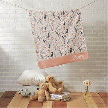 Sweet Cats Smelling the Flowers Modern