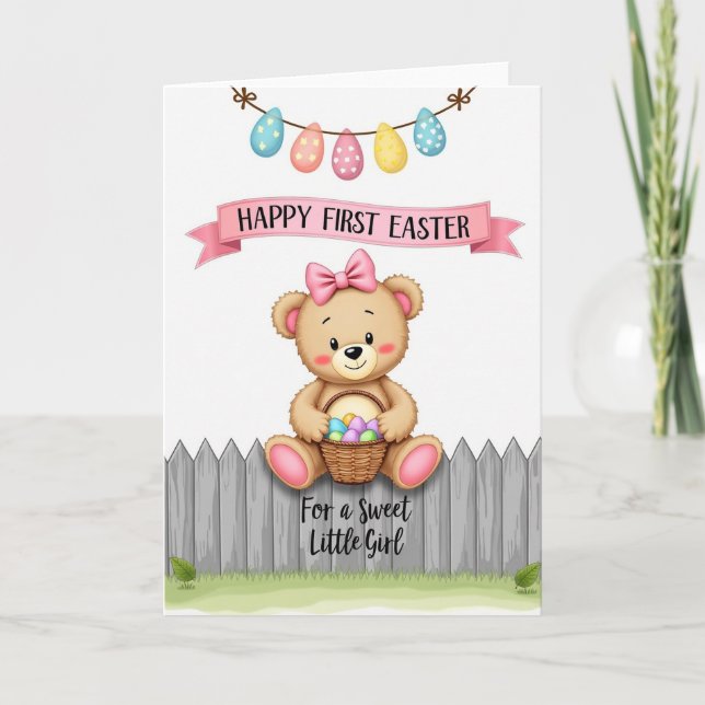 Sweet Celebration Bear Card (Front)