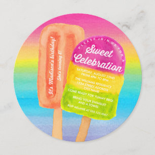 Sweet Celebration Birthday Party Invite