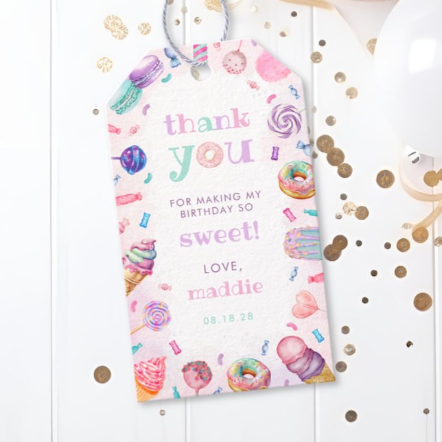 Sweet Celebration Candy Party Favor Tag (Creator Uploaded)