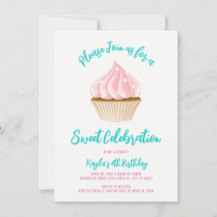 Sweet Celebration Cupcake Invitations