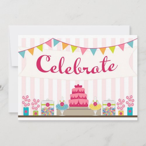 Sweet Celebration Invitation