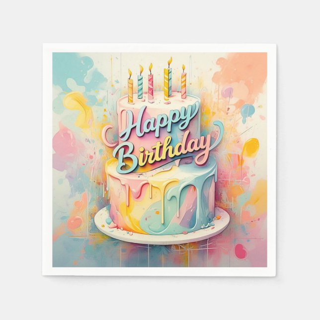  " SWEET CELEBRATION " NAPKINS (Front)