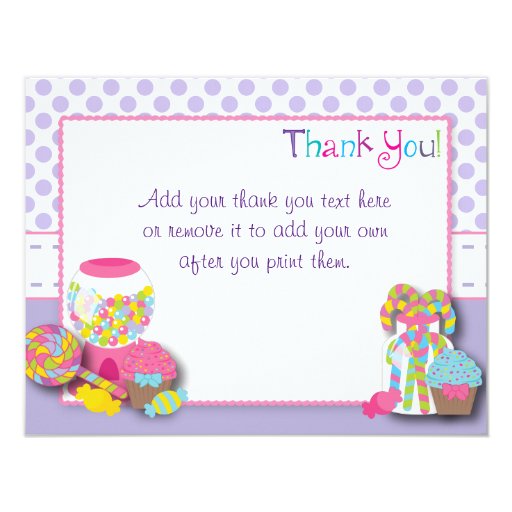 Sweet Celebration Thank You Cards | Zazzle