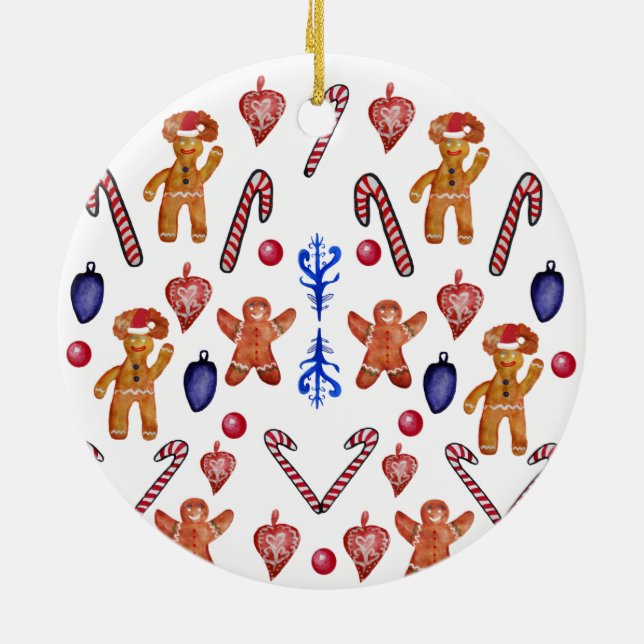 Sweet Ceramic Ornament (Back)