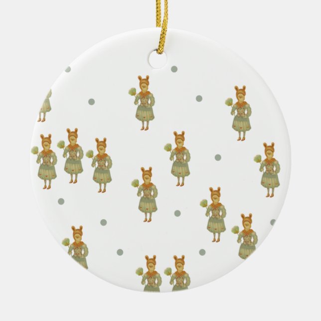 Sweet Ceramic Ornament (Front)