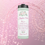 Sweet Charm! Personalized Sweet 16 thermal tumbler<br><div class="desc">Sweet 16 comes only once in a lifetime!</div>