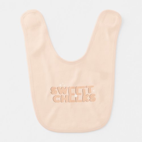 Sweet Cheeks Cute Baby Bib