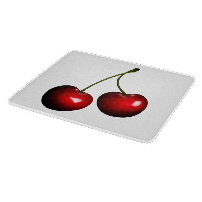 Sweet Cherries Cutting Board (Corner)
