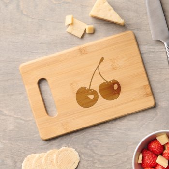 Sweet Cherries Cutting Board by Migned at Zazzle