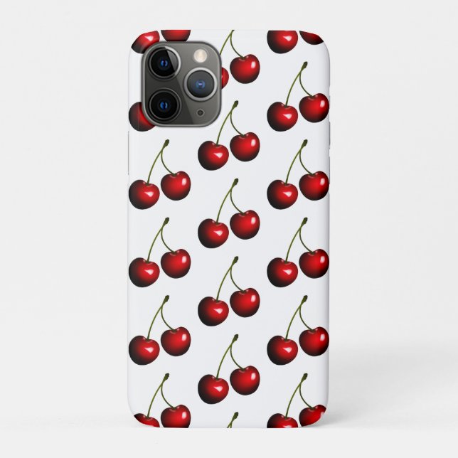 Sweet Cherries iPhone Case - Choose Color (Back)