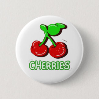 • Sweet Cherries Pop Art Button