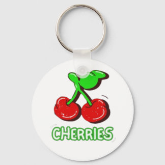 • Sweet Cherries Pop Art Keychain