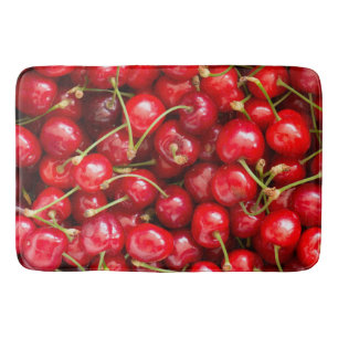 Sweet cherry bath mat