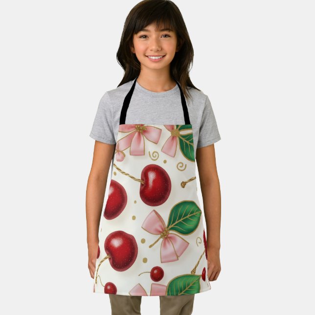 🍒Sweet Cherry Bliss All-Over Print Apron (Insitu)
