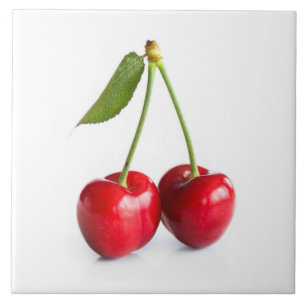 Sweet cherry ceramic tile