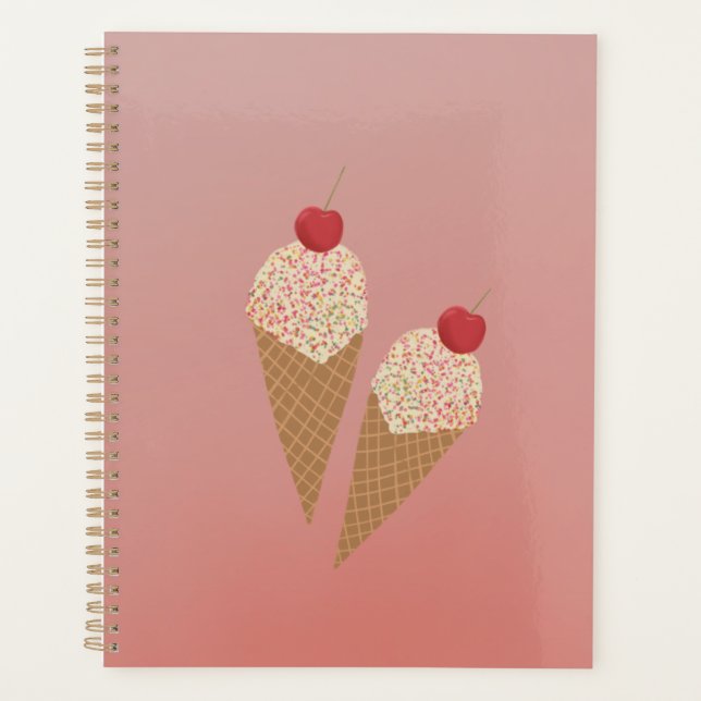 Sweet cherry cone planner (Front)