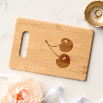 Sweet Cherry Cutting Board by Migned at Zazzle