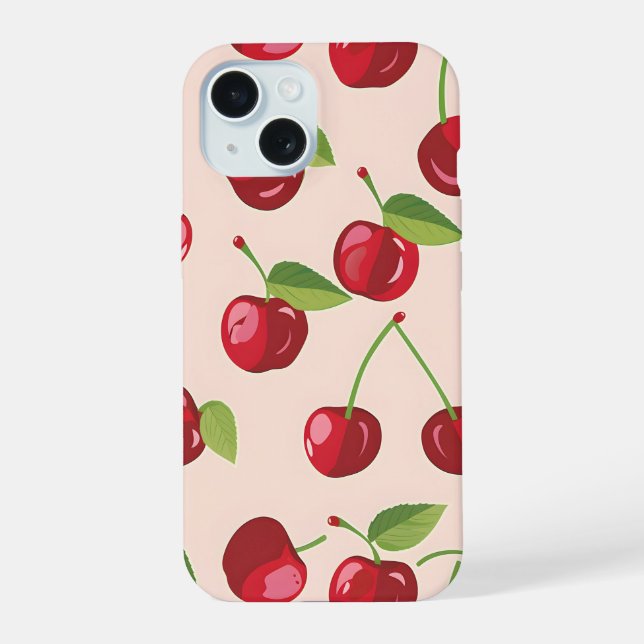 Sweet Cherry Delight Iphone Case (Back)