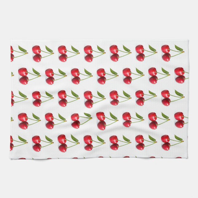 Sweet cherry kitchen towel (Horizontal)