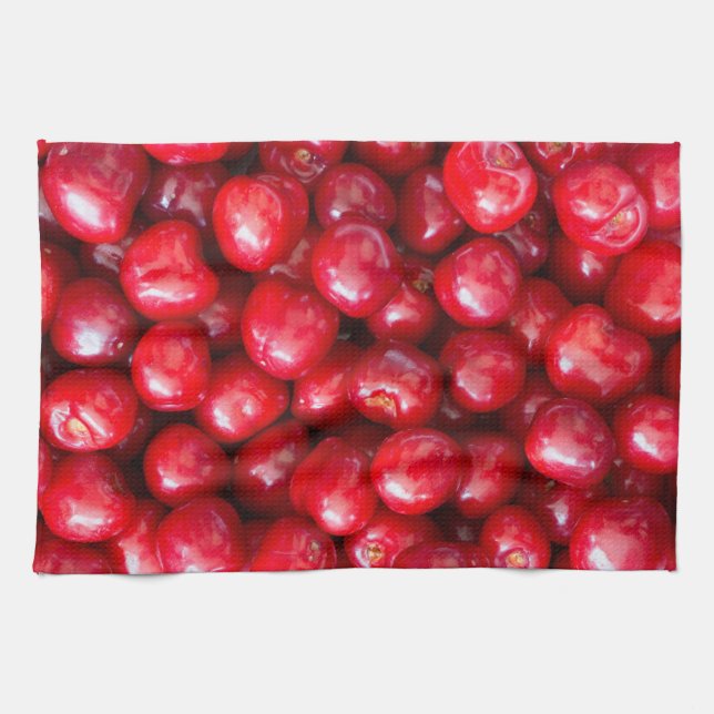 Sweet cherry kitchen towel (Horizontal)