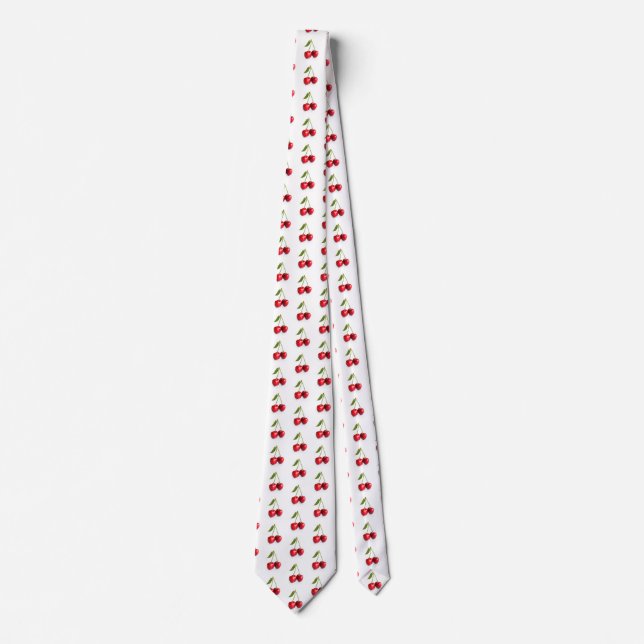 Sweet cherry neck tie (Front)