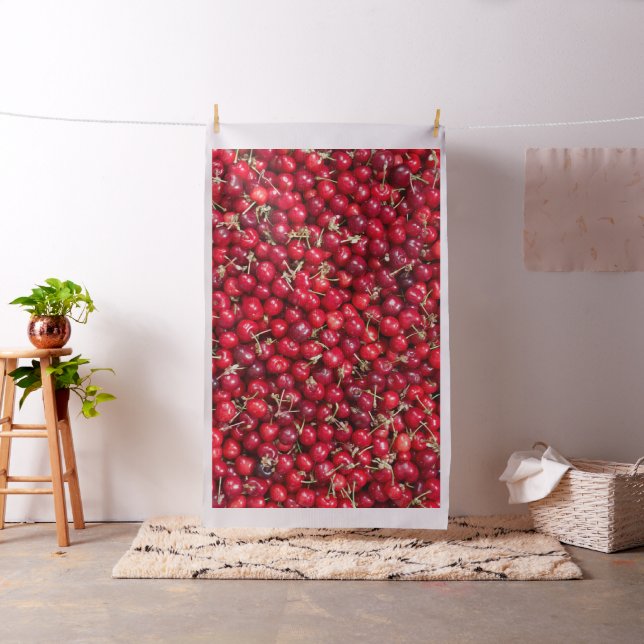 Sweet cherry pattern fabric (In Situ)