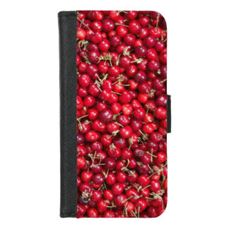 Sweet cherry pattern iPhone 8/7 wallet case